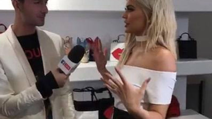 Kendall Jenner and Kylie Jenner chat with our Style Editor Edward Barsamian at the Kendall and Kylie pop-up shop for their Fall 2016 collection.
